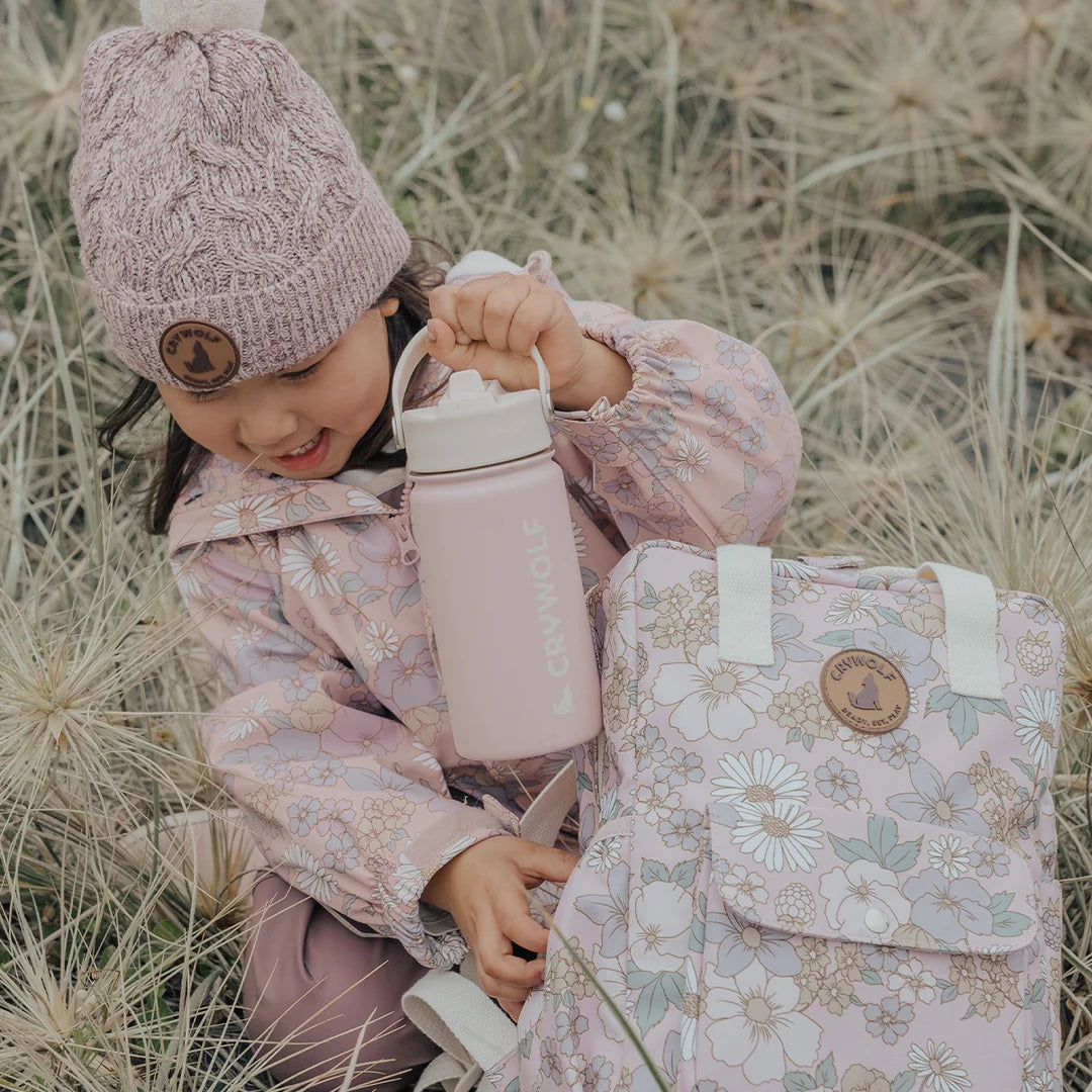 Crywolf Kids School DRINK BOTTLE Blush Pink
