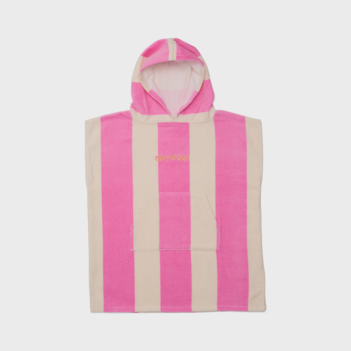 CRYWOLF KIDS GIRLS HOODED TOWEL Candy Stripe
