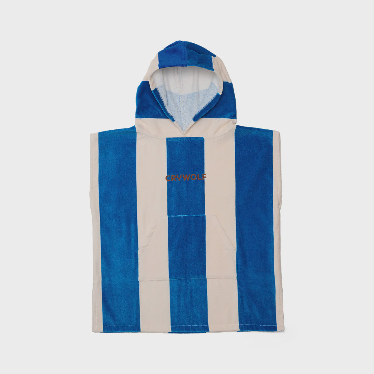 CRYWOLF KIDS BOYS HOODED TOWEL Deep Sea Stripe Beach Swim Wear