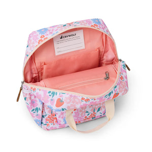 CRYWOLF MINI BACKPACK Berry Garden Floral patterned backpack
