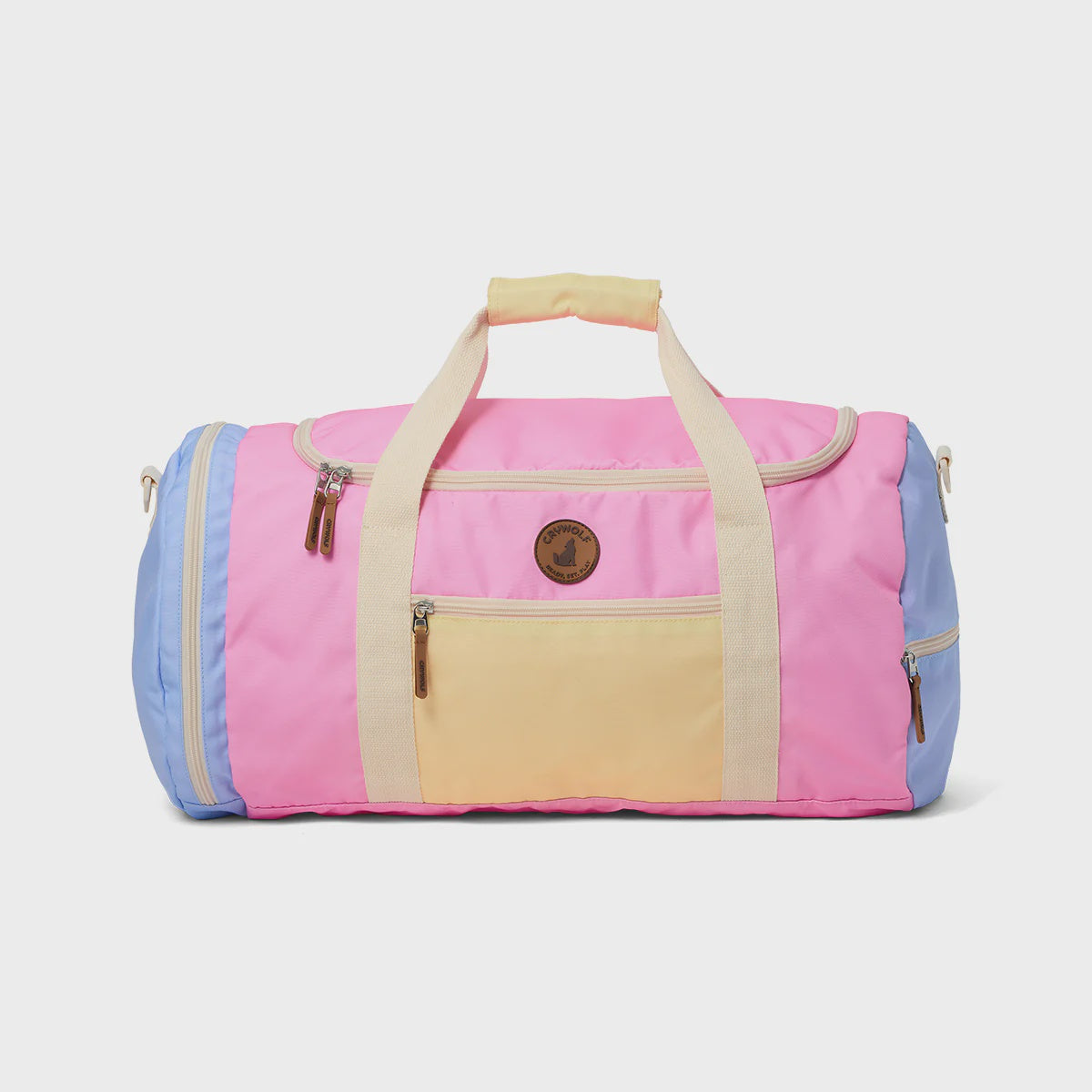 CRYWOLF PACKABLE DUFFEL BAG Pop Colourblock Girls Weekend Bag