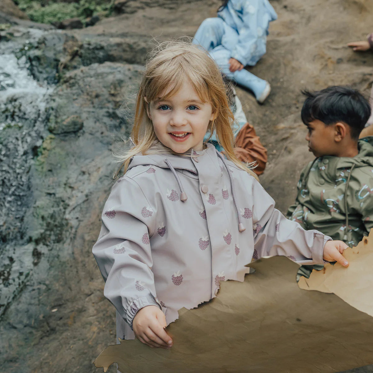 CRYWOLF Kids Waterproof PLAY JACKET Wild Berry AW25