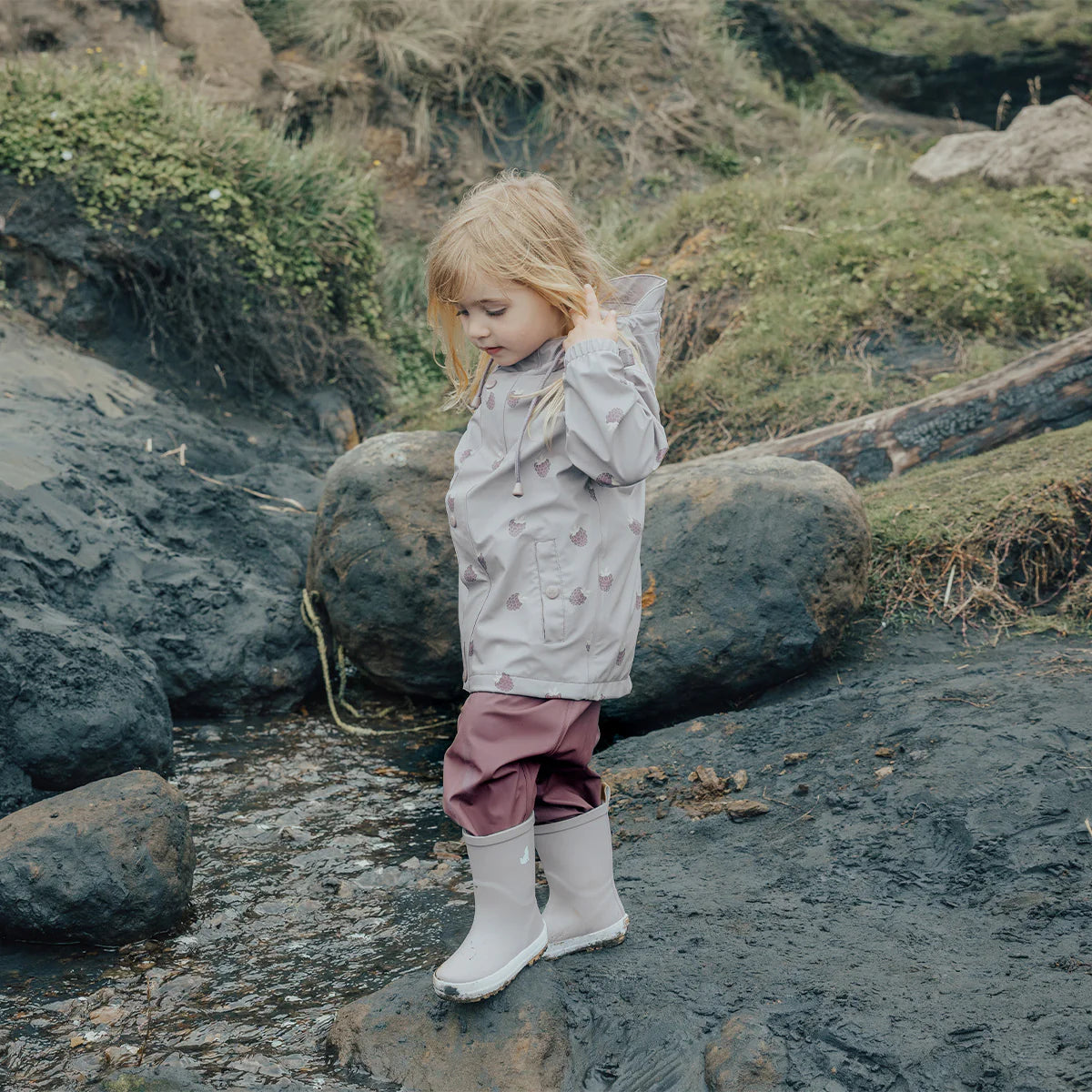 CRYWOLF Kids Waterproof PLAY JACKET Wild Berry AW25