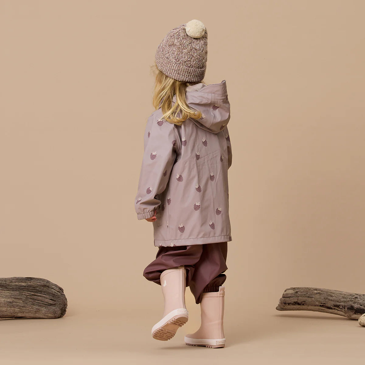 CRYWOLF Kids Waterproof PLAY JACKET Wild Berry AW25