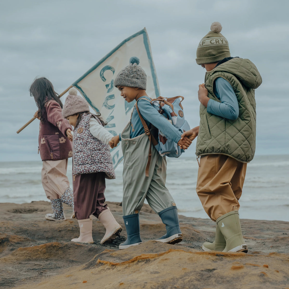 Crywolf Kids Rain Boots - Fern