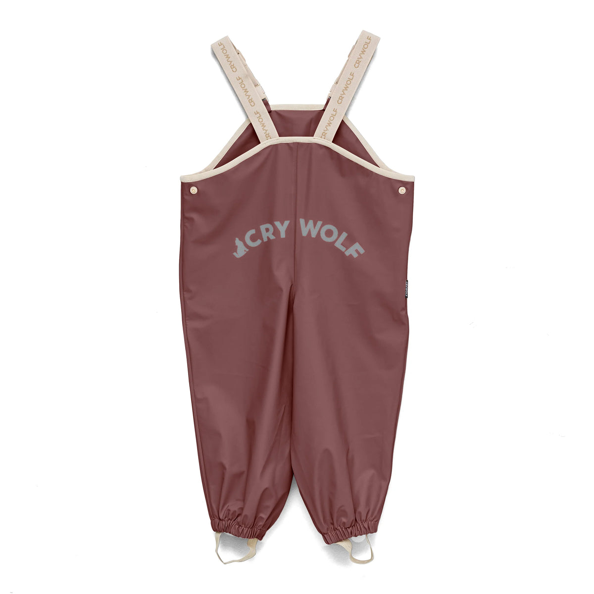 Crywolf Kids Rain Overalls Mauve