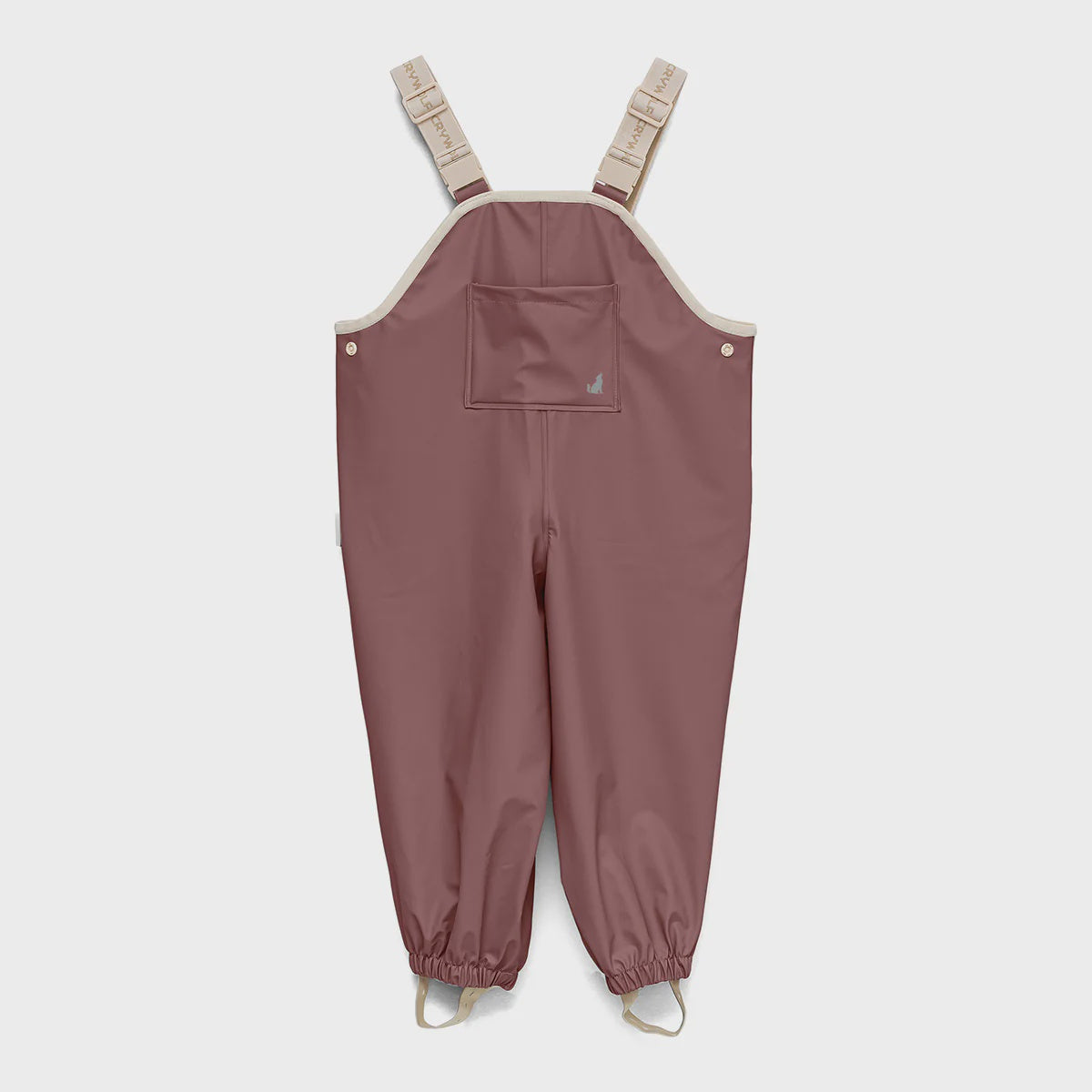 Crywolf Kids Rain Overalls Mauve