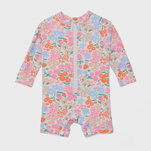 CRYWOLF Baby Kids Girls swimwear BABY RASH SUIT Berry Garden