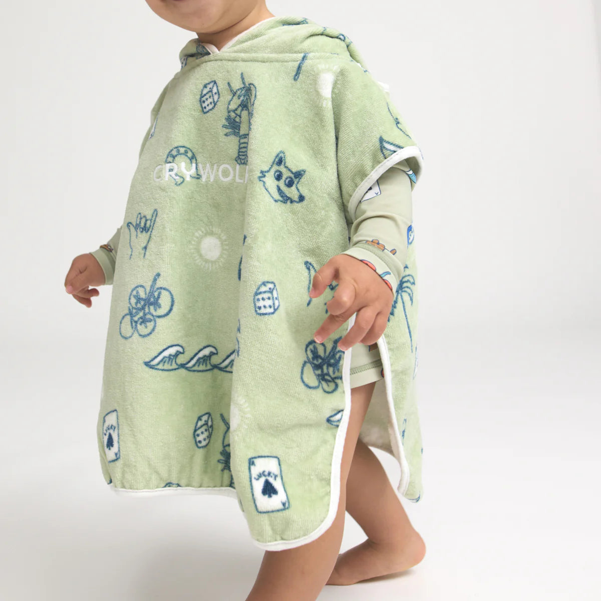 CRYWOLF BABY HOODED TOWEL Lucky Days SS25/26