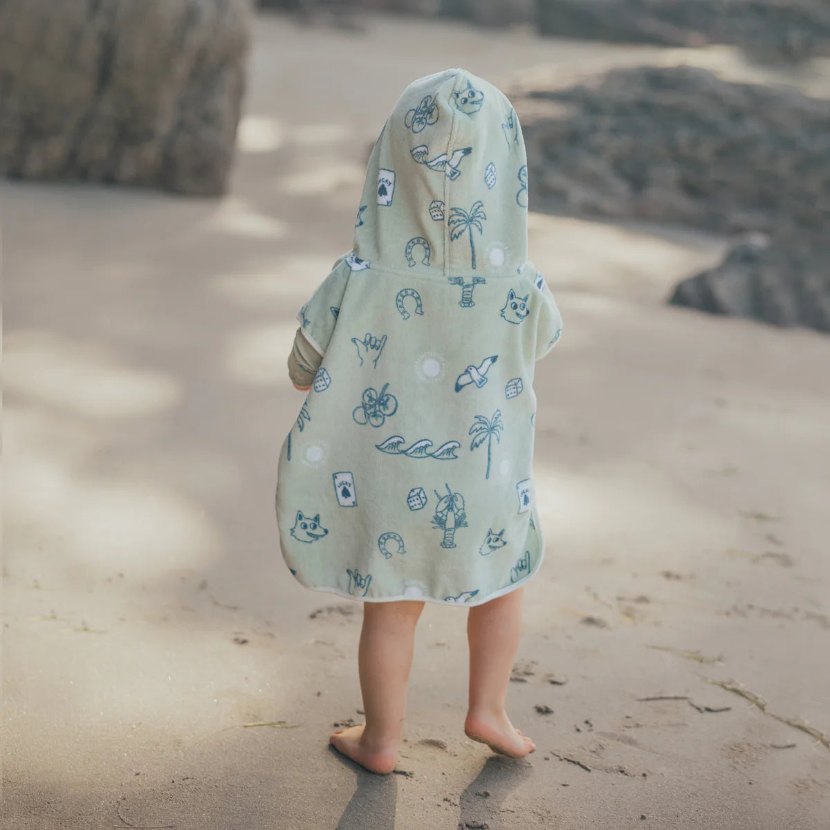 CRYWOLF BABY HOODED TOWEL Lucky Days SS25/26