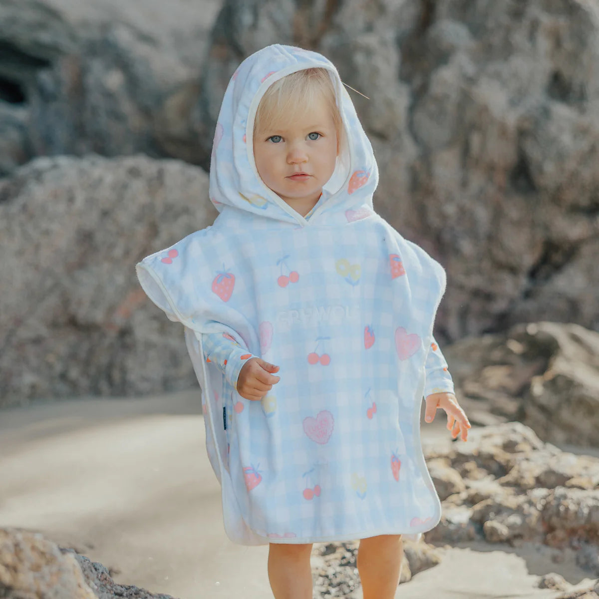 CRYWOLF BABY HOODED TOWEL Lucky Picnic SS25/26
