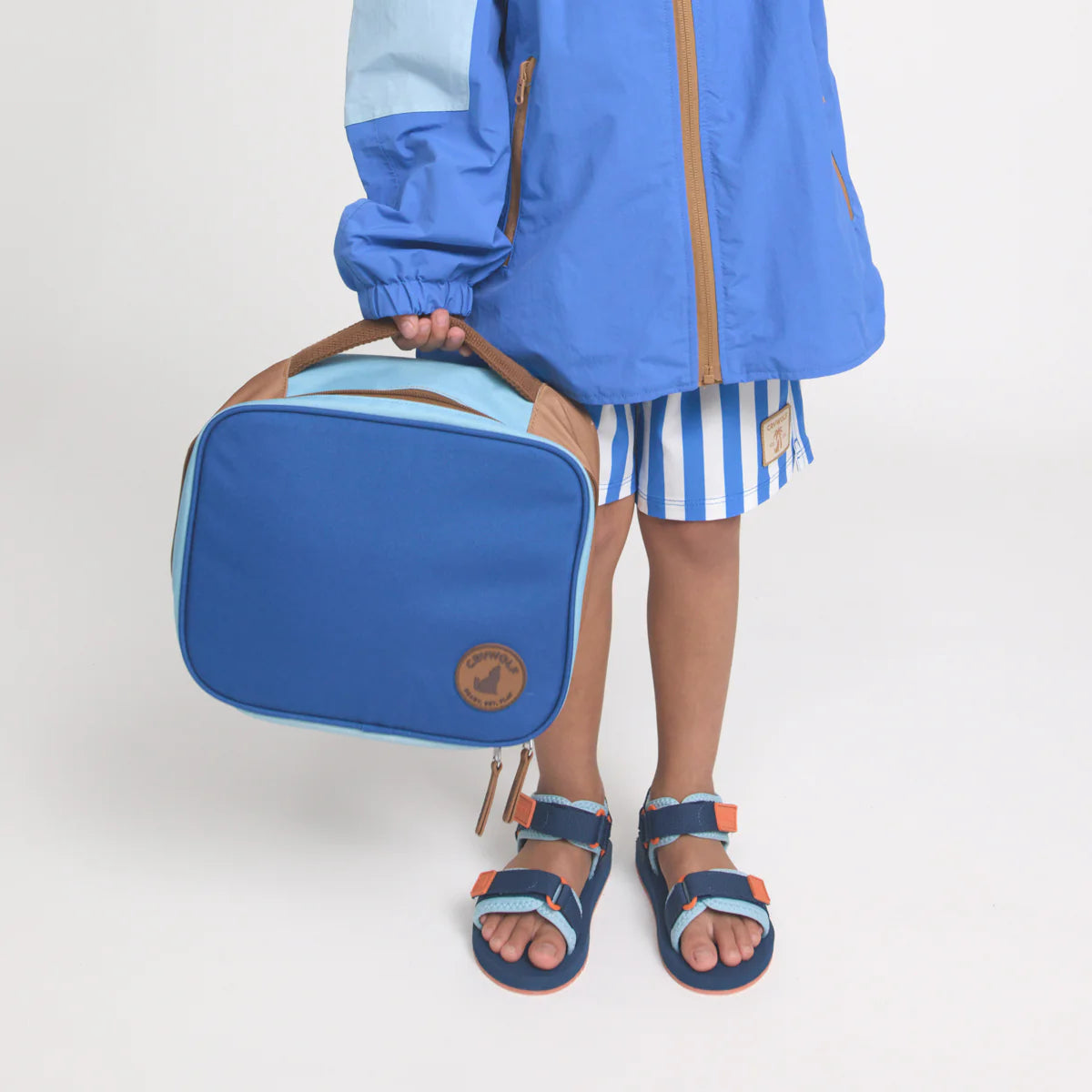 CRYWOLF EVERYDAY LUNCH BAG Deep Sea Colourblock Boys Kids