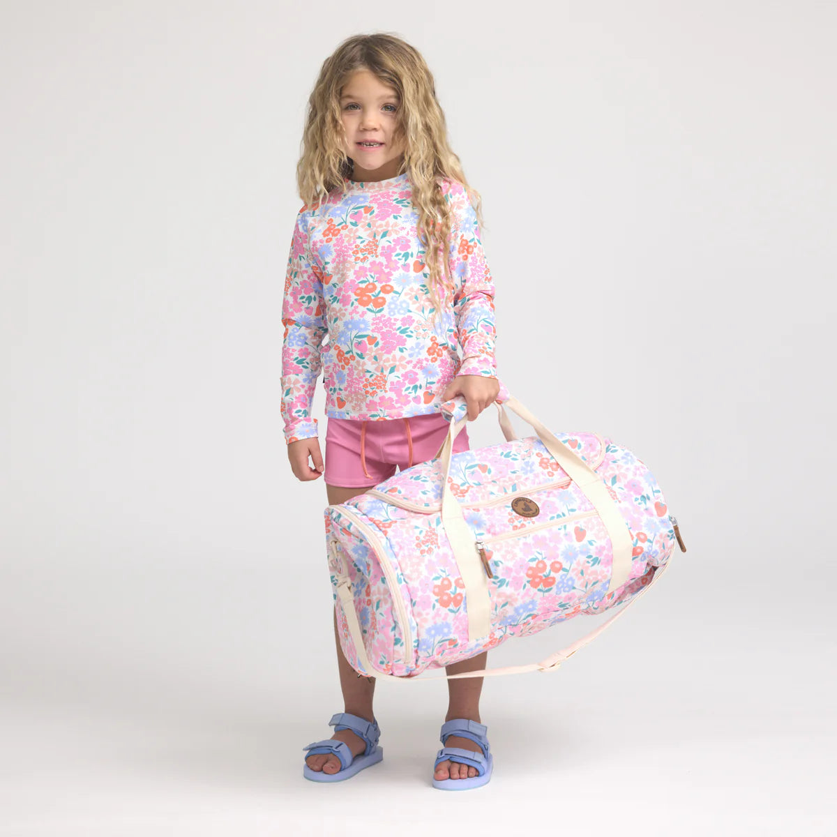 CRYWOLF KIDS PACKABLE DUFFEL BAG Berry Garden SS25/26