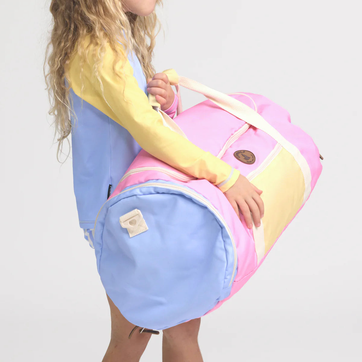 CRYWOLF PACKABLE DUFFEL BAG Pop Colourblock Girls Weekend Bag