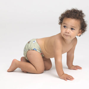 Crywolf REUSABLE SWIM NAPPY Lucky Days Sage Baby Kids