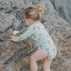 Crywolf REUSABLE SWIM NAPPY Lucky Days Sage Baby Kids