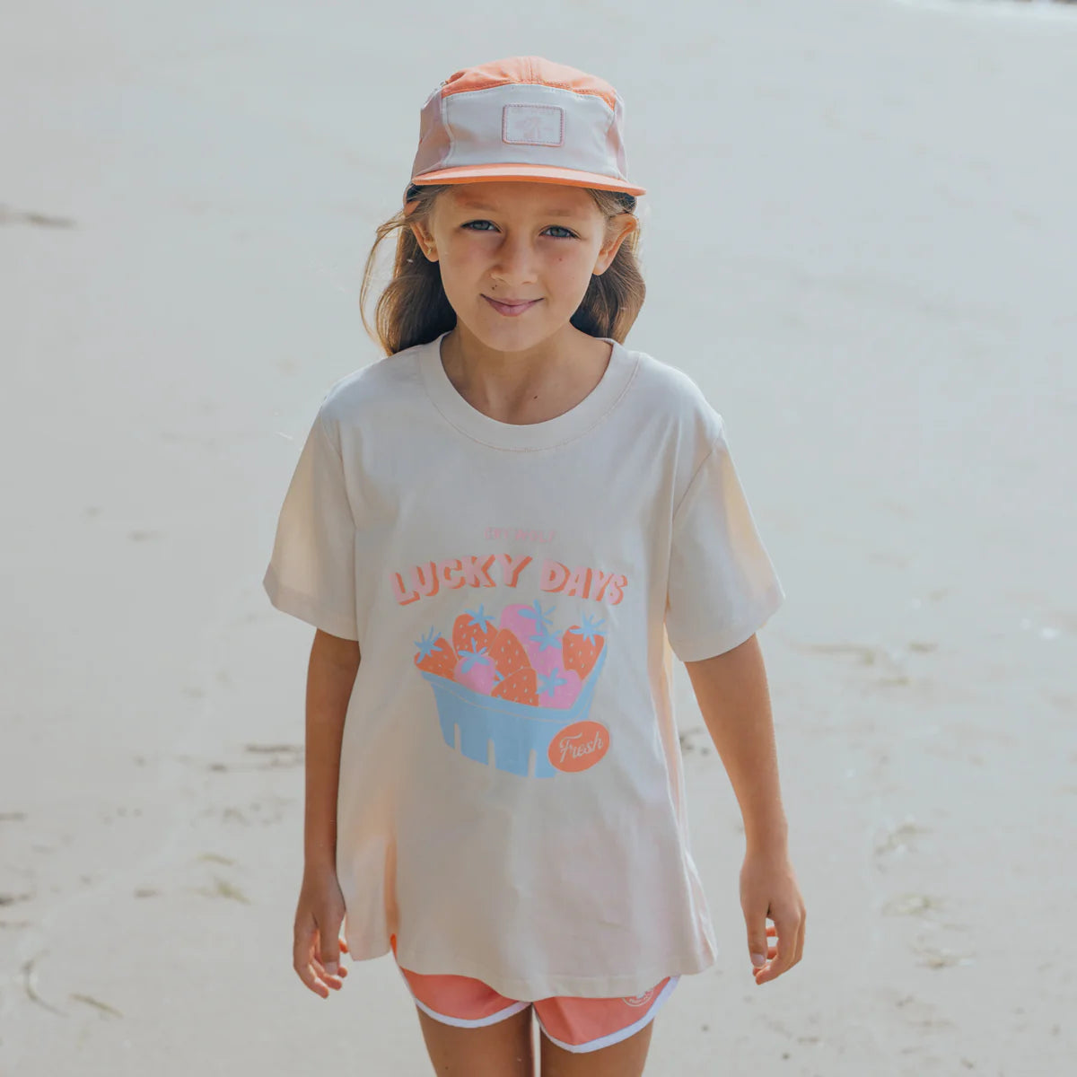 CRYWOLF KIDS GIRLS SCRATCH 'N SMELL T-SHIRT Strawberries SS25/26