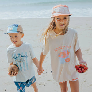 Crywolf Kids Boys SCRATCH 'N SMELL T-SHIRT Coconut Palms