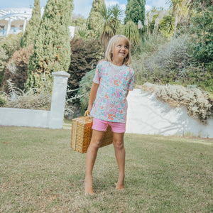 Crywolf Kids Girls SUN SMART T-SHIRT Berry Garden