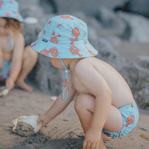CRYWOLF CHILD Swim Bucket Hat - Little Lobsters