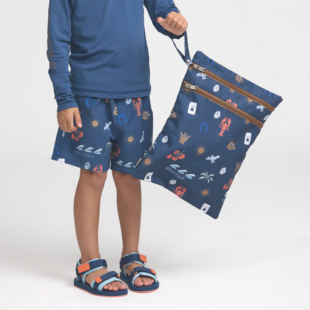 CRYWOLF WET BAG Lucky Days Navy