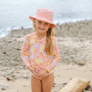 LONG SLEEVE SWIMSUIT Hibiscus Daze - Size 6YRS