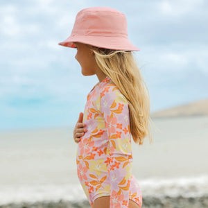 LONG SLEEVE SWIMSUIT Hibiscus Daze - Size 6YRS