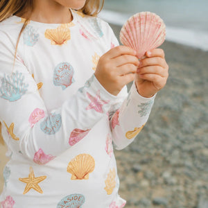 Crywolf Kids Baby LONG SLEEVE SWIMSUIT Shell