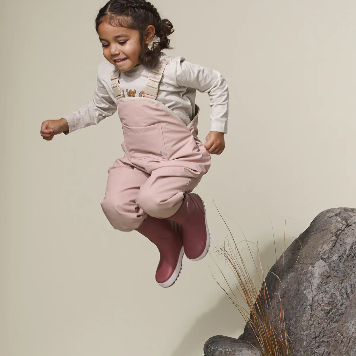 CRYWOLF Rain Overalls Dusty Pink