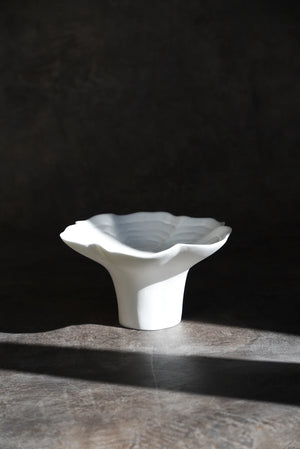 Maytime Mushroom Bowl White ceramic