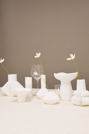 Maytime Mushroom Bowl White ceramic