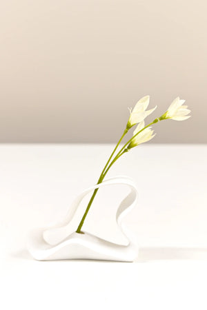 Maytime Infinity Ribbon Bud Vase