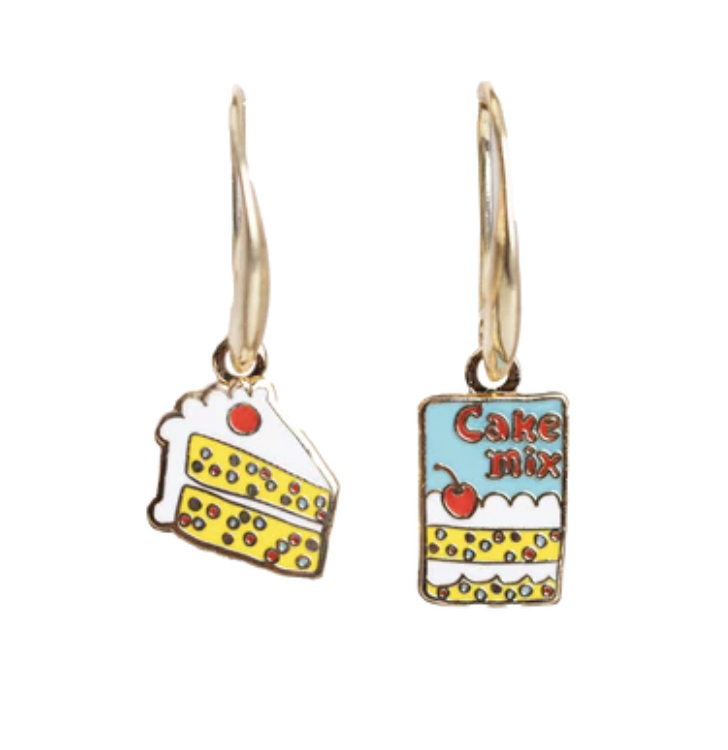 Yellow Owl Workshop Cake & Cake Mix Drop Earrings