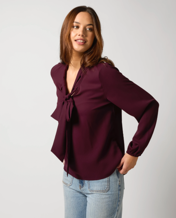 Camilla Top Merlot AW25 Stella Gemma