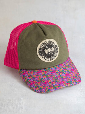 Natural Life Canvas Trucker Hat Olive Free Spiri