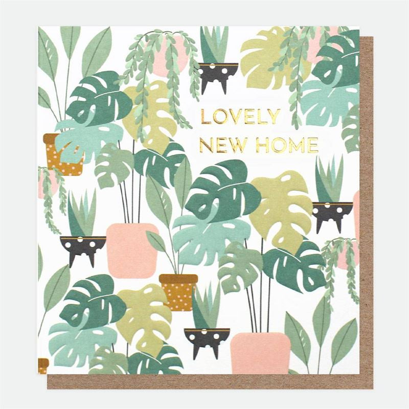 Caroline Gardner - Lovely New Home House Plants - New Home Card