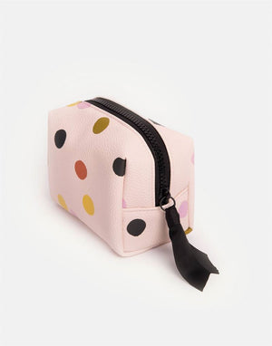 Caroline Gardner - Pink Multi Spot - Mini Cosmetic Bag