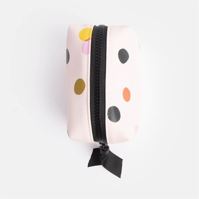 Caroline Gardner - Pink Multi Spot - Mini Cosmetic Bag