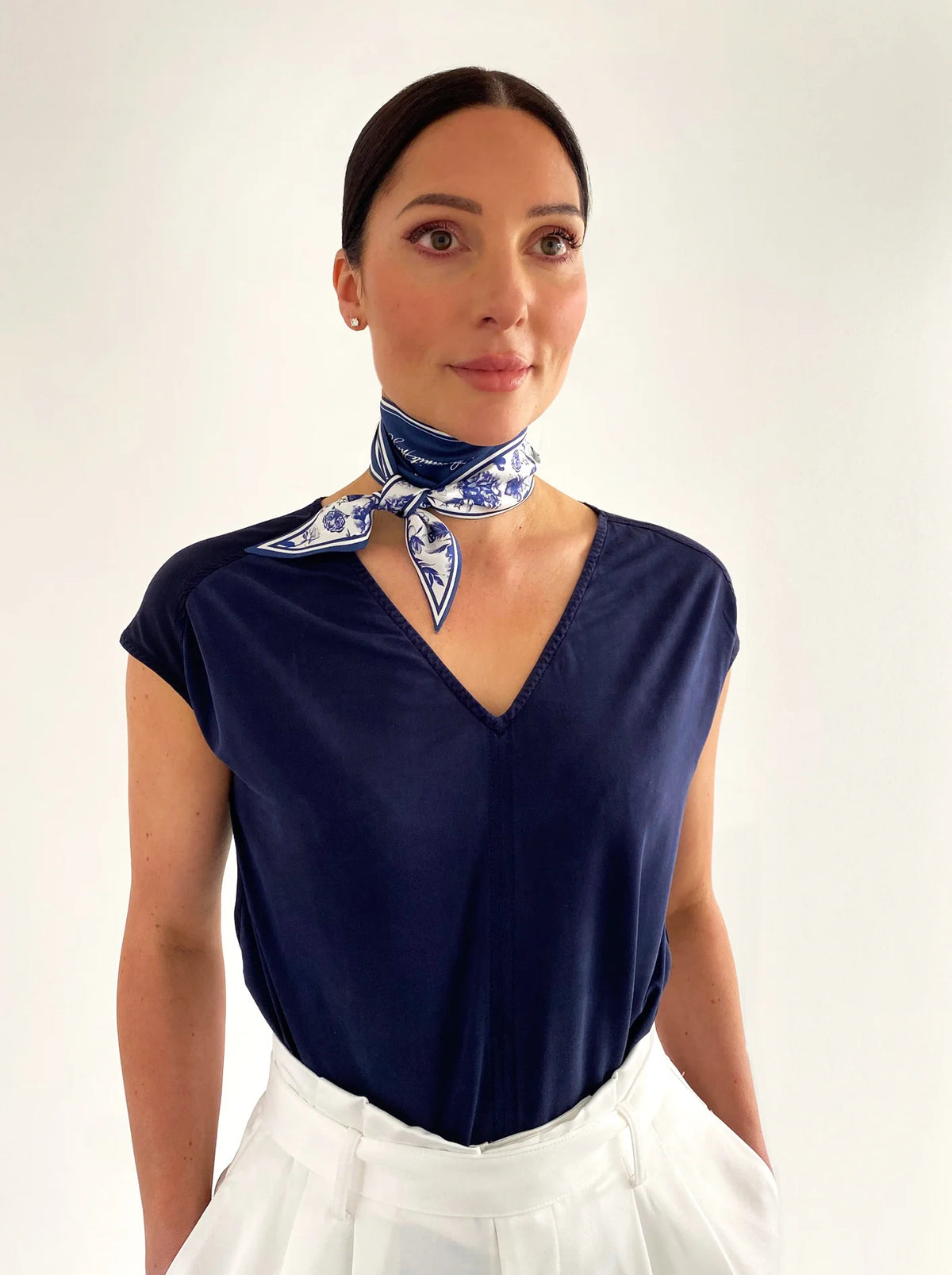 THE SILK Twilly - LOU HELLER CARRIE