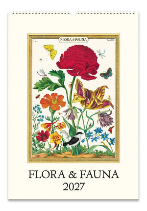 Cavallini & Co - Flora & Fauna - 2027 Wall Calendar