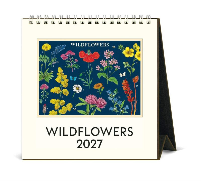 Cavallini & Co - Wildflowers - 2027 Desk Calendar