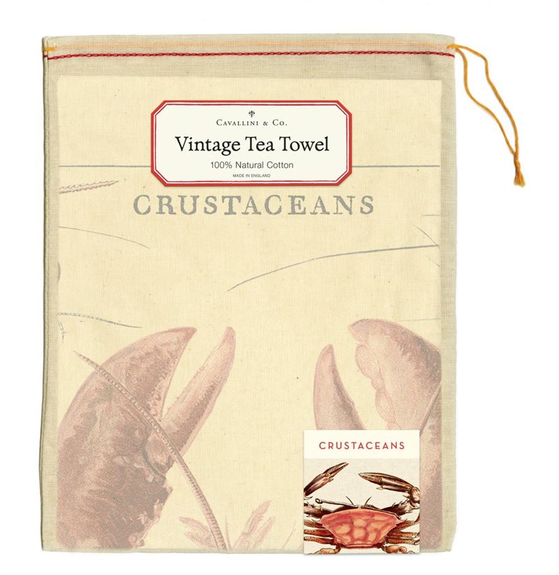 Cavallini & Co - Crustaceans - Tea Towel