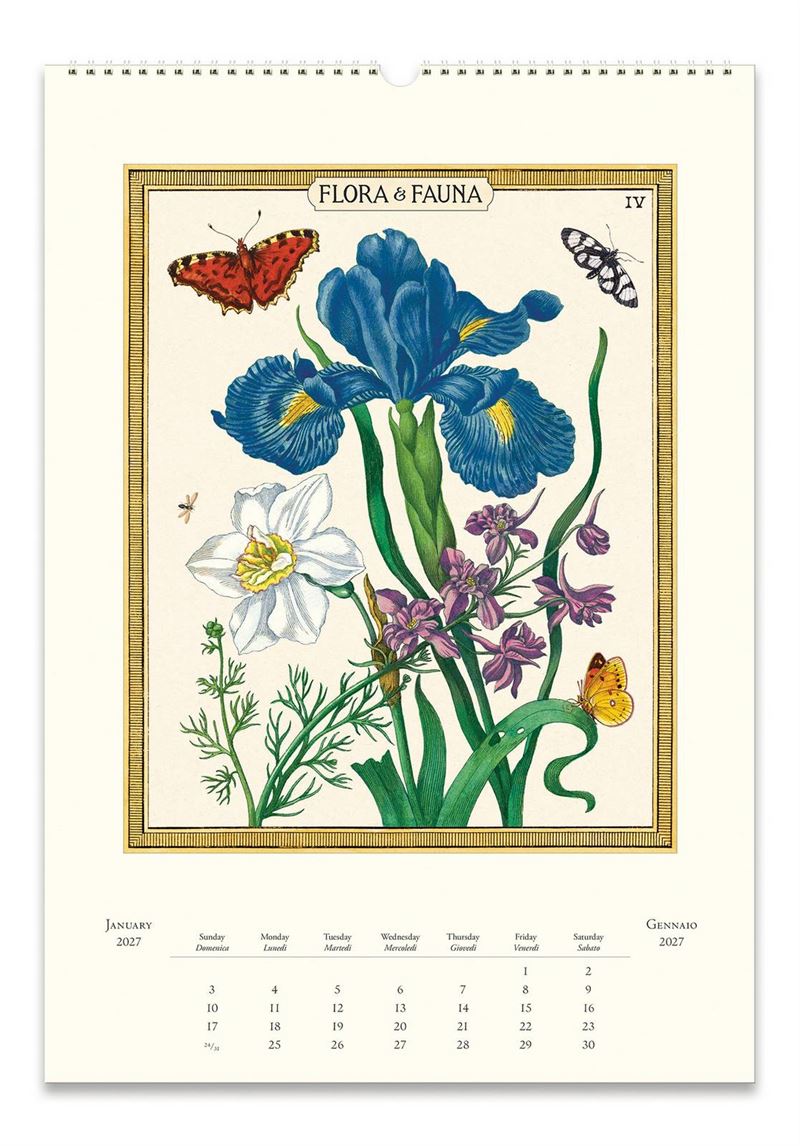 Cavallini & Co - Flora & Fauna - 2027 Wall Calendar