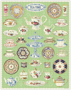 Cavallini & Co - Tea Time 1000 Pce - Vintage Puzzle