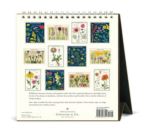 Cavallini & Co - Wildflowers - 2027 Desk Calendar