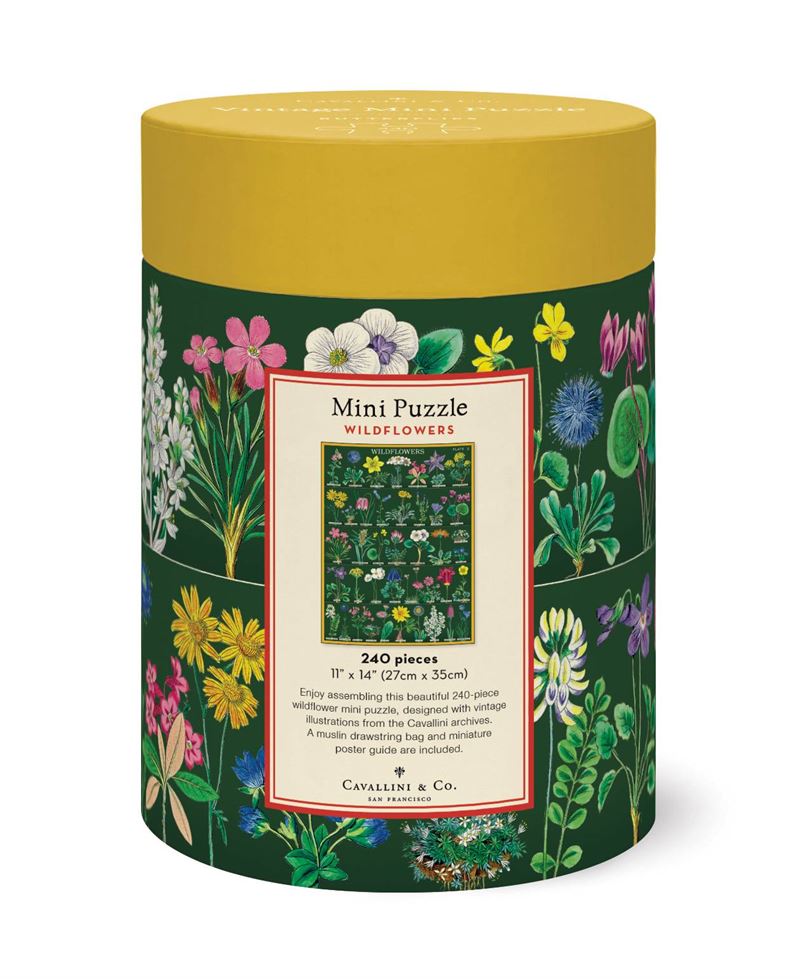 Cavallini & Co - Wildflowers 240 Pce - Mini Puzzle
