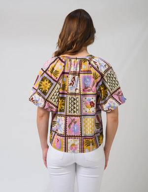 Stella Gemma Charlo Blouse - Memories of Morocco