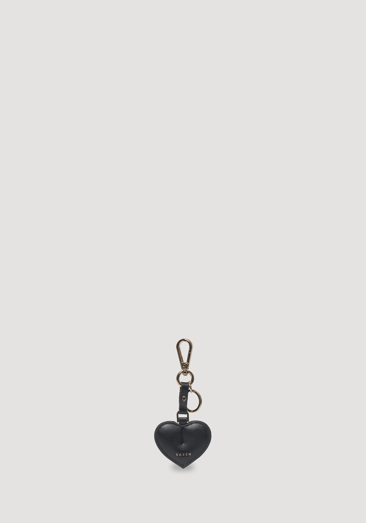 SABEN Charm Keyring - Heart Black
