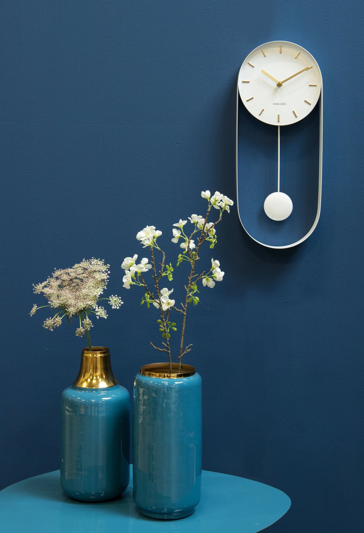 KARLSSON Charm Pendulum Clock - White