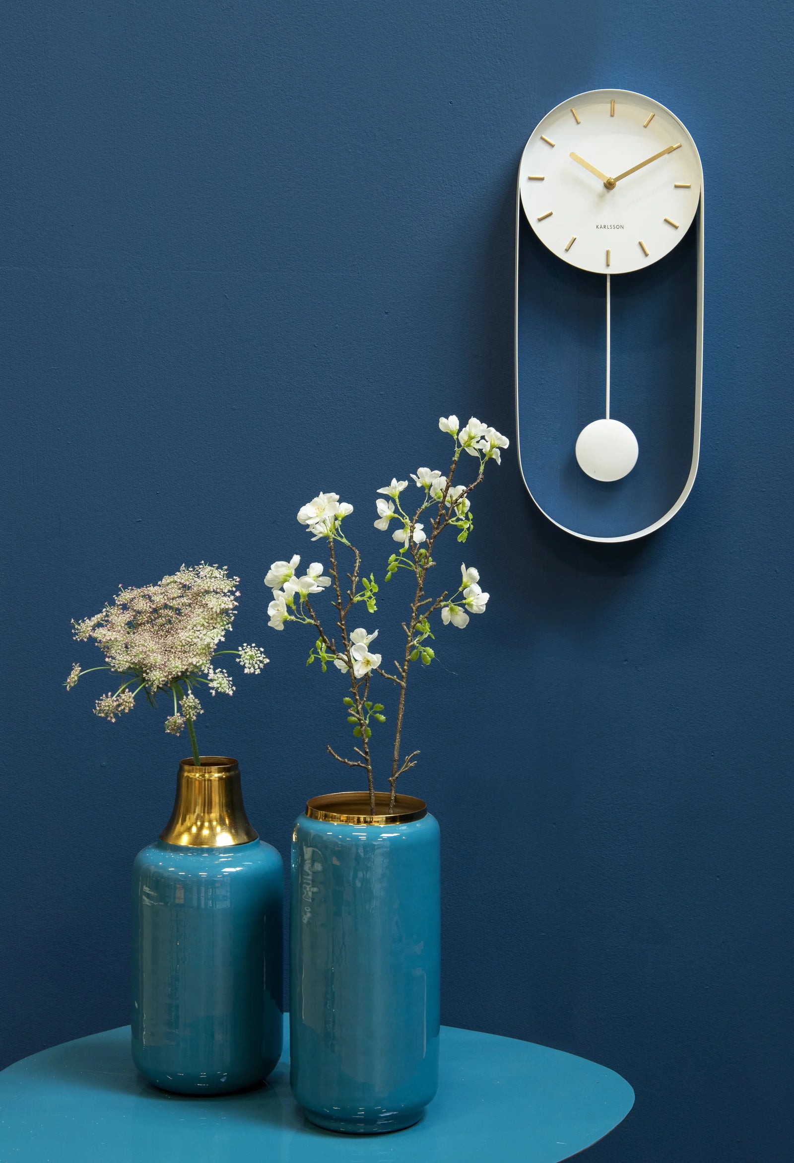 KARLSSON Charm Pendulum Clock - White